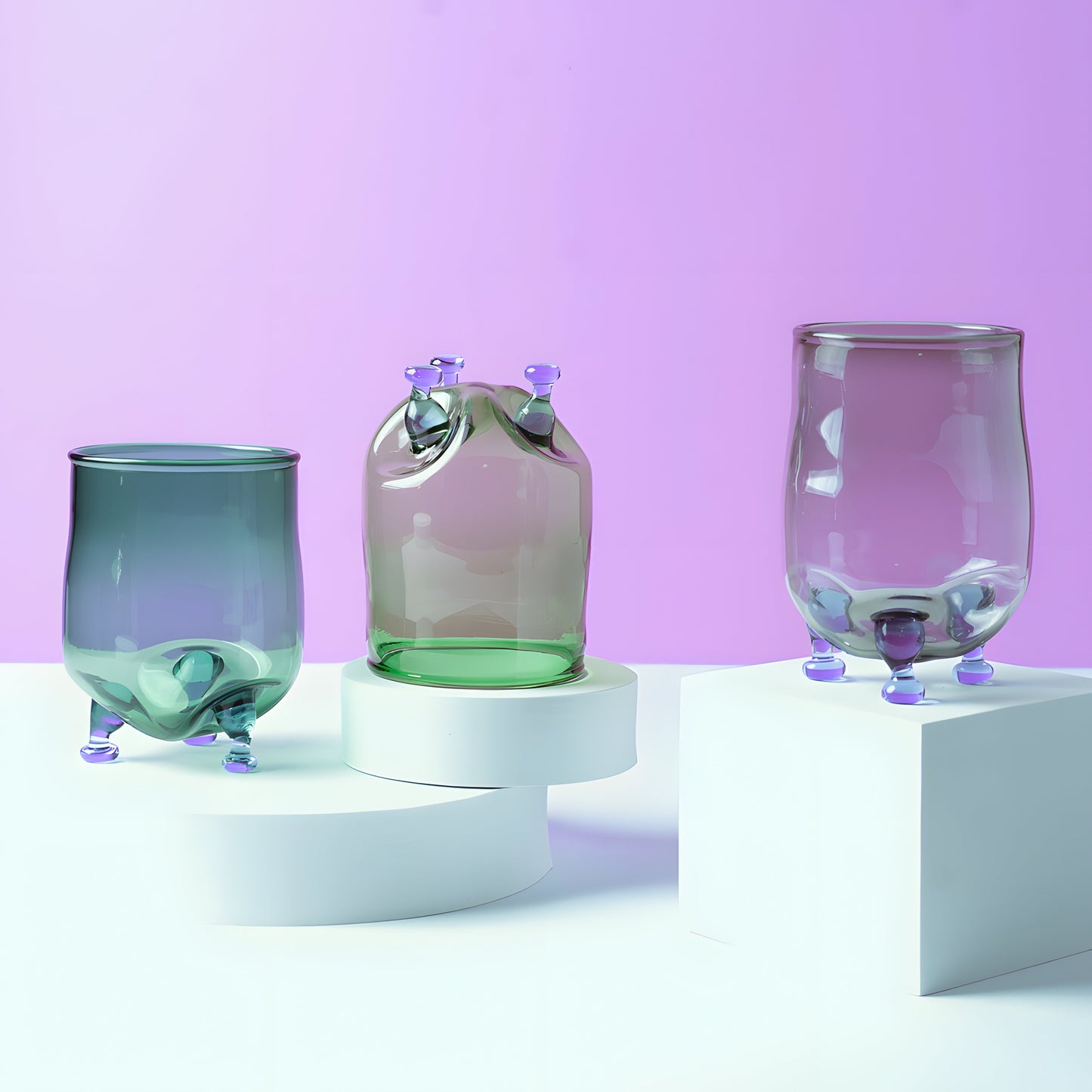 Eye Candy Cocktail glass Trio