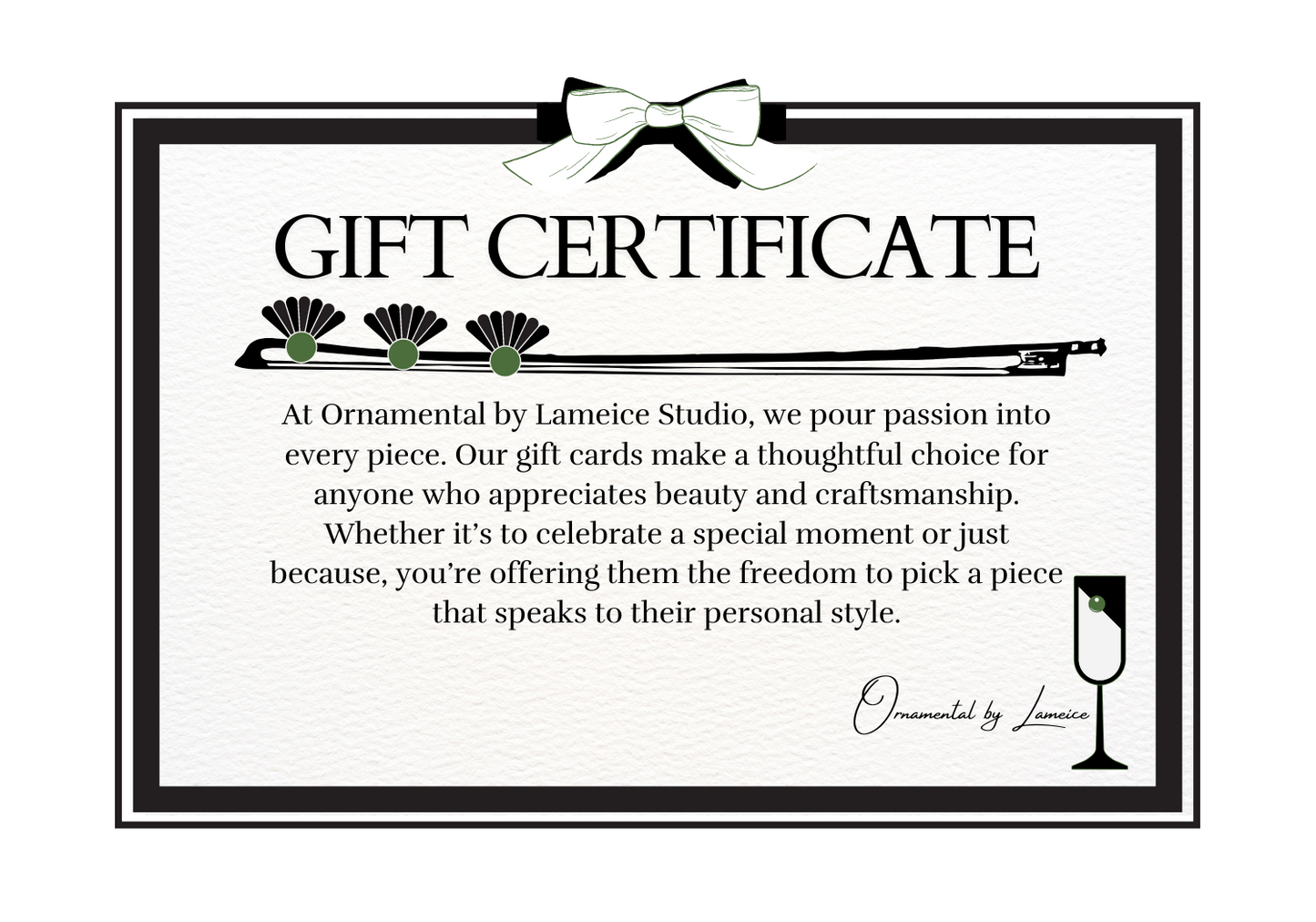 Ornamental by Lameice GIFT CARD